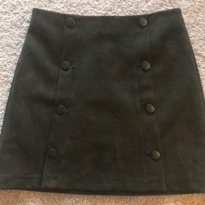NWOT Loft Forest green skirt